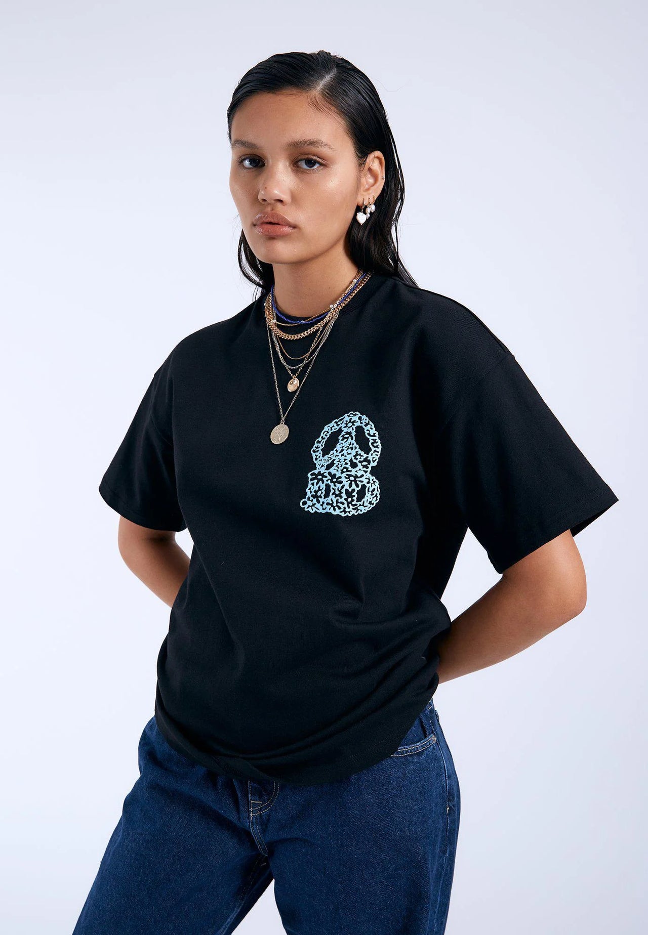 Trooper Tee - Black Small DD Peace