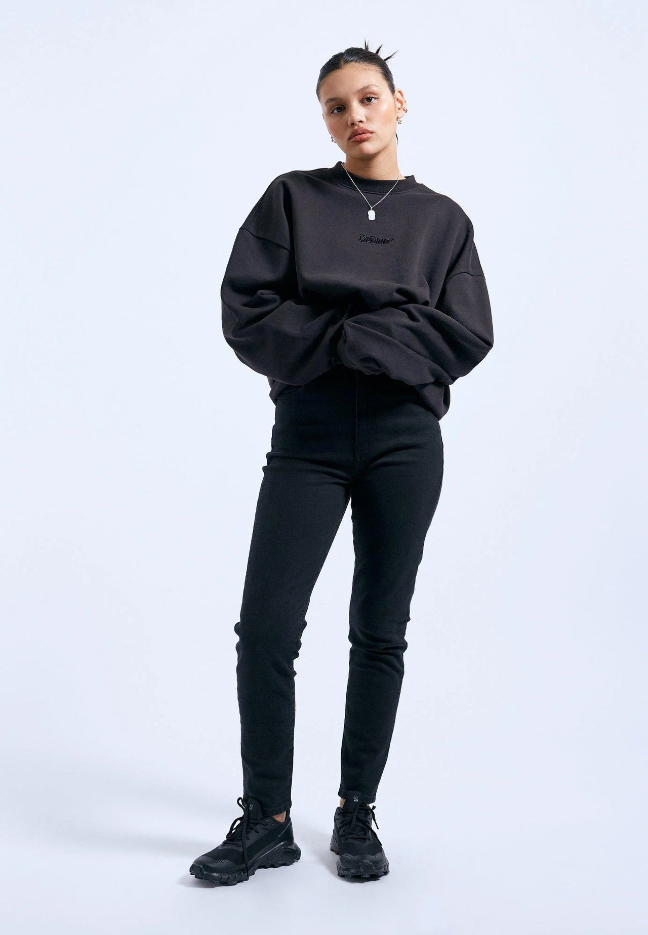 Nora - Washed Black Stretch