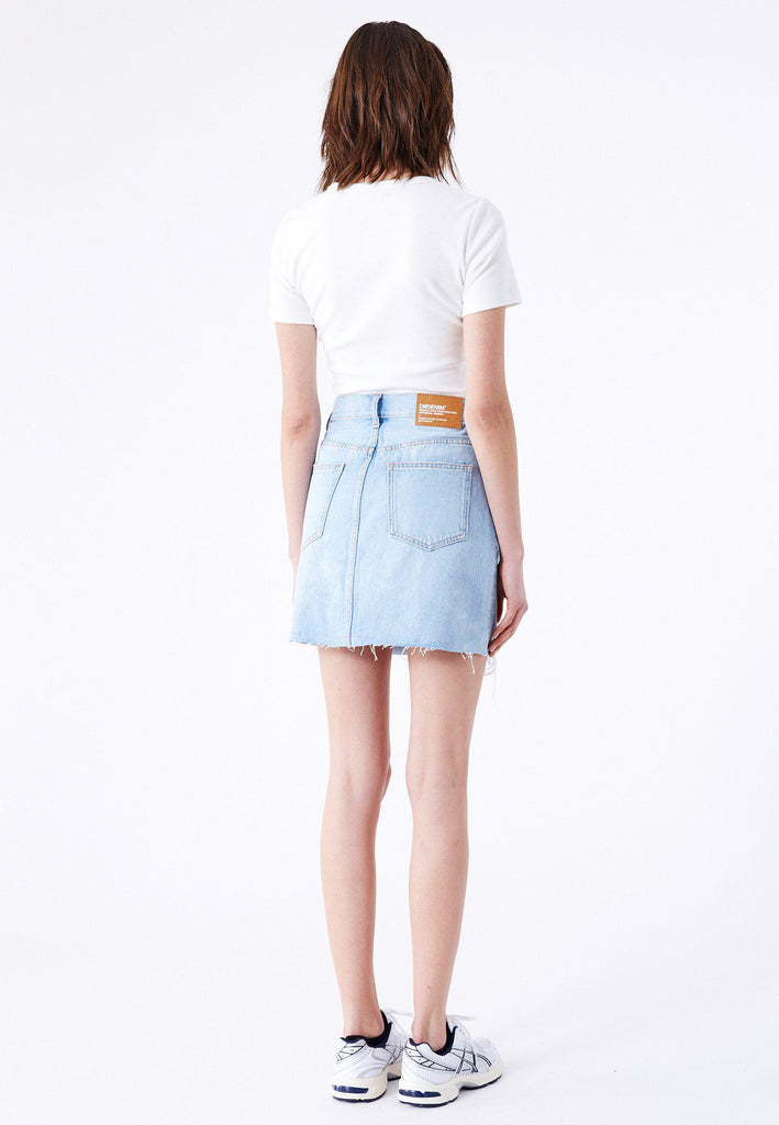 Echo Skirt - Stream Light Trashed Hem