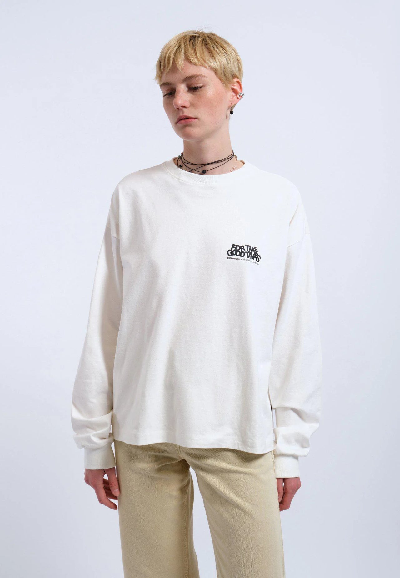 Lily Long Sleeve - Off White Flower Times