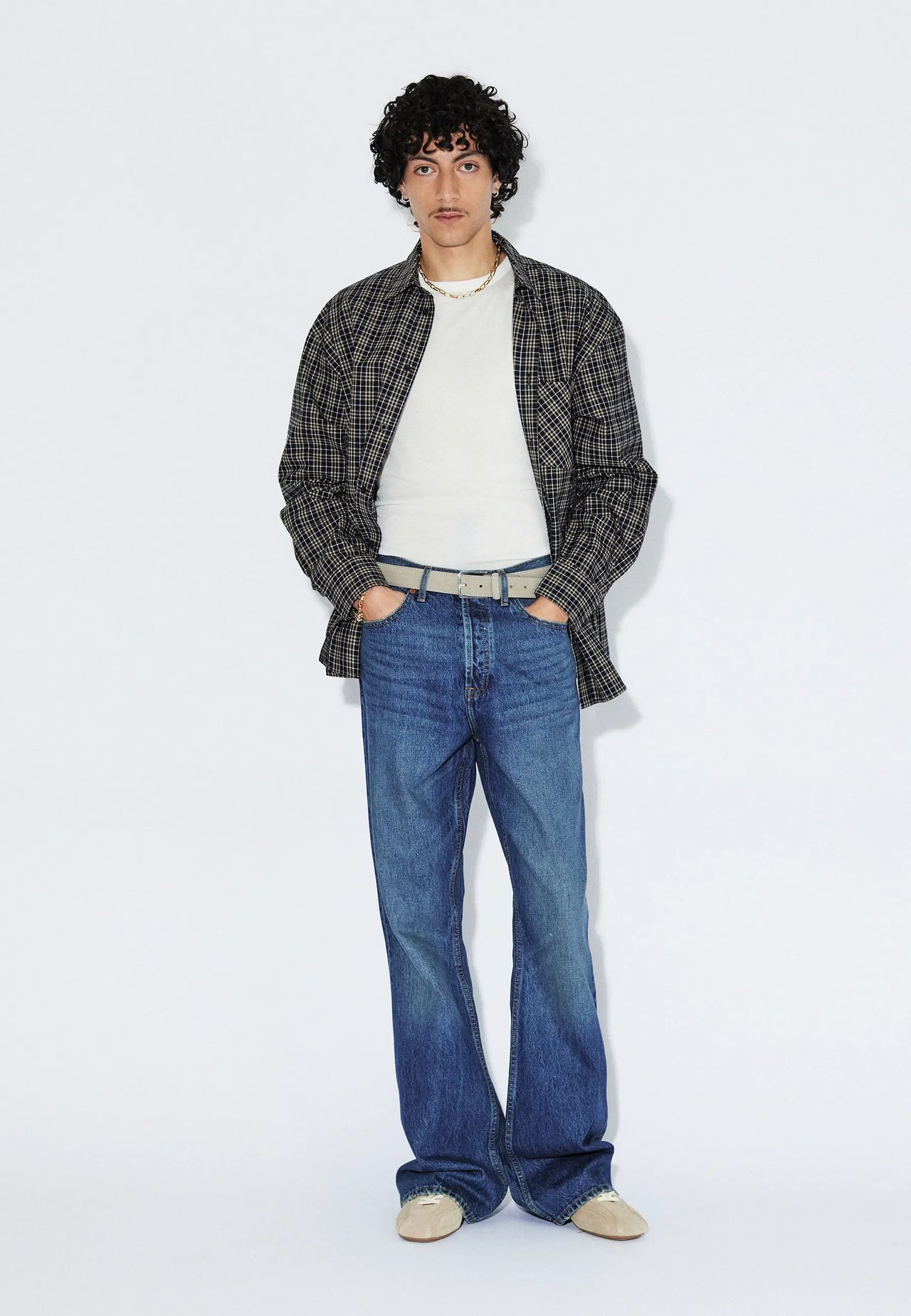 Rift Wide Bootcut - Stream Dark Fade Vintage