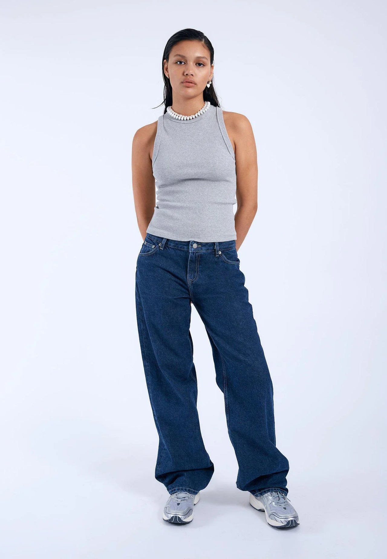 Etta Top - Grey Melange