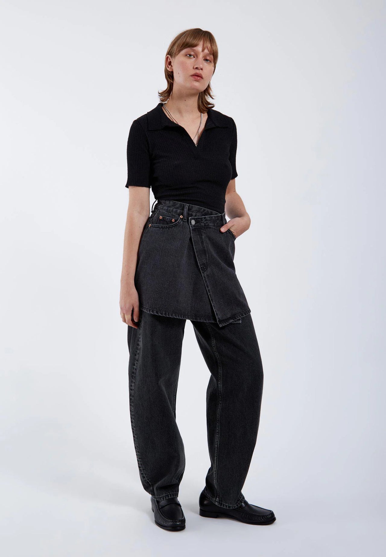 Renay Skirt - Retro Black