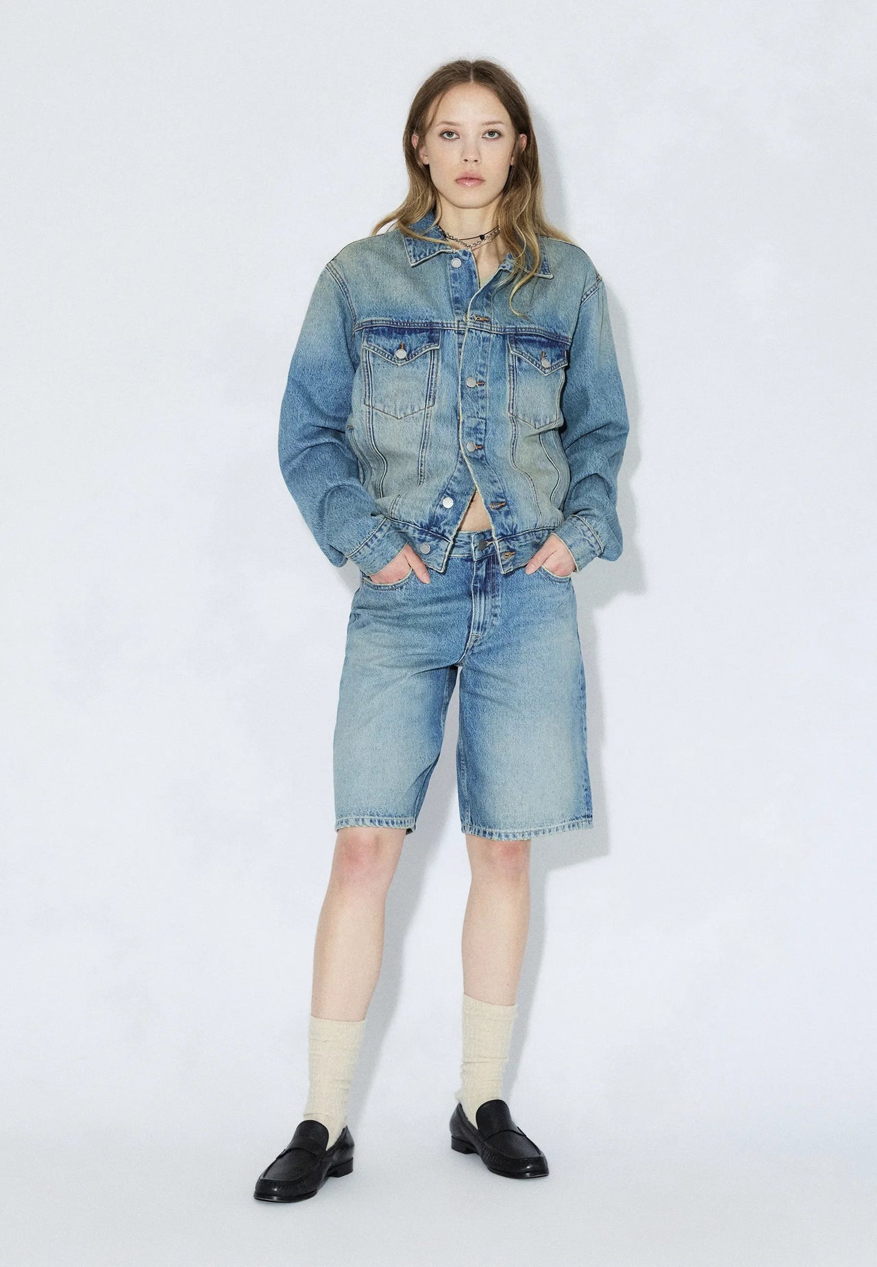 Asra Shorts - Drift Sky Used