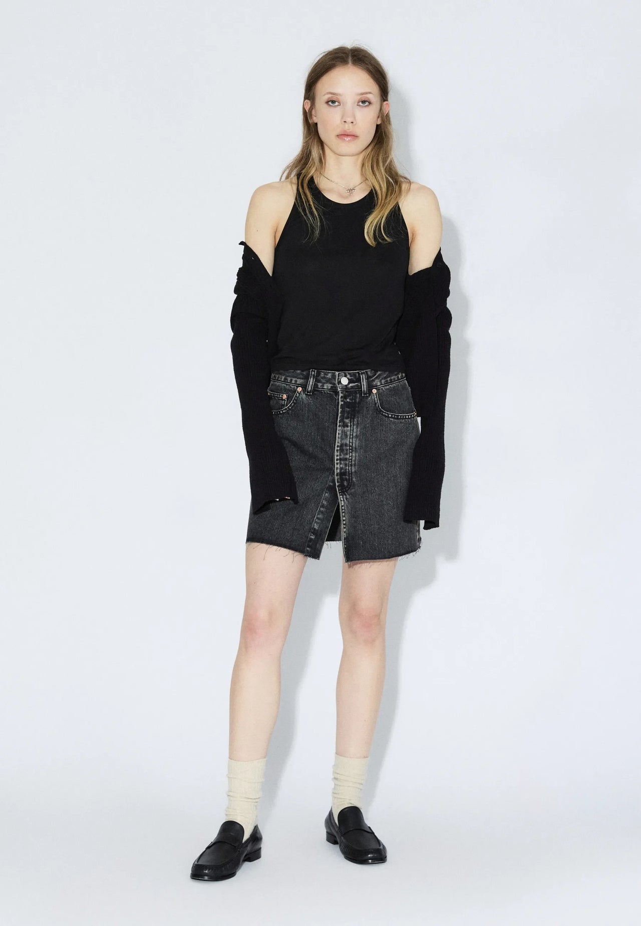 Ara Skirt - Aged Black