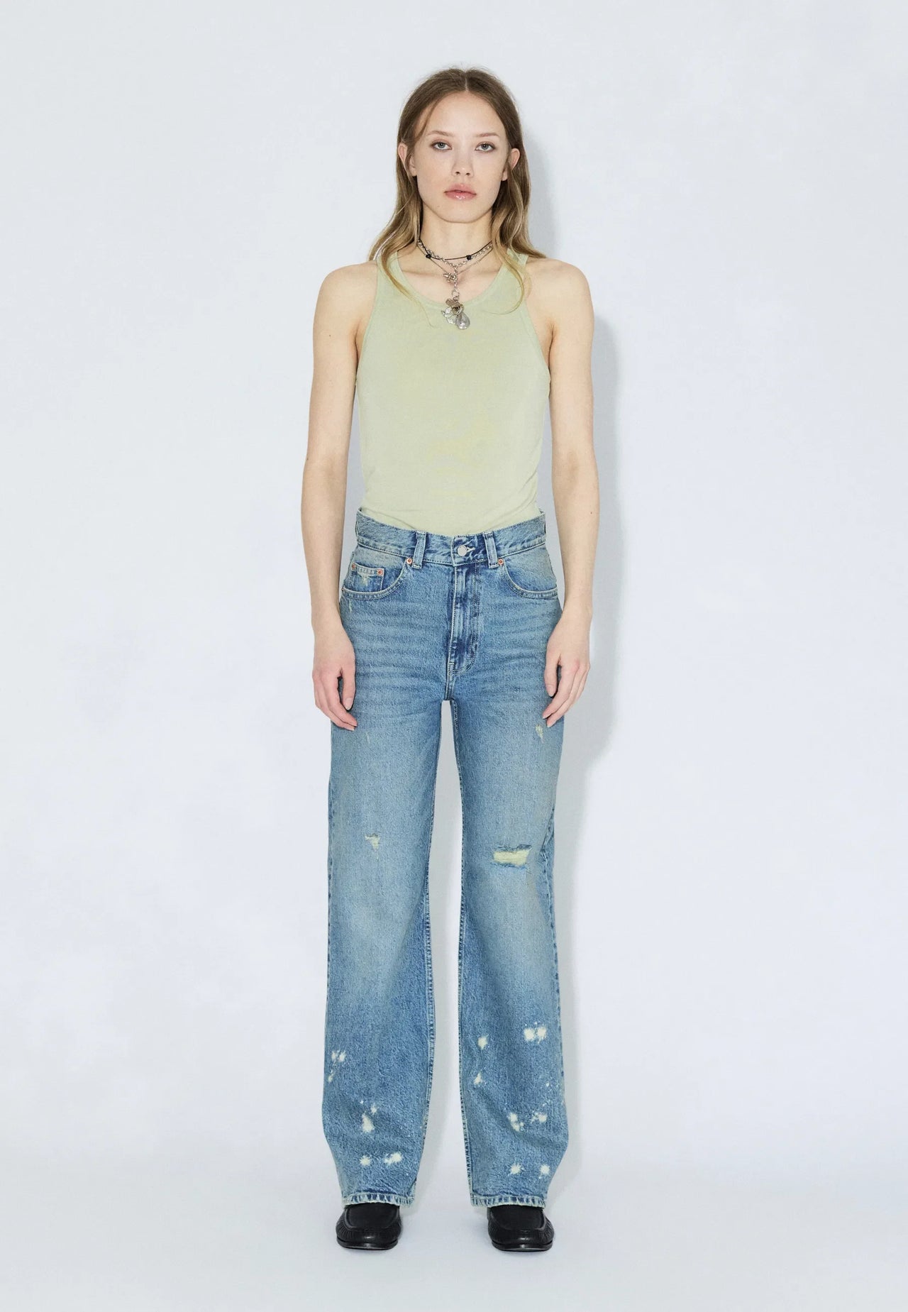 Echo High Straight - Bay Sky Dirty