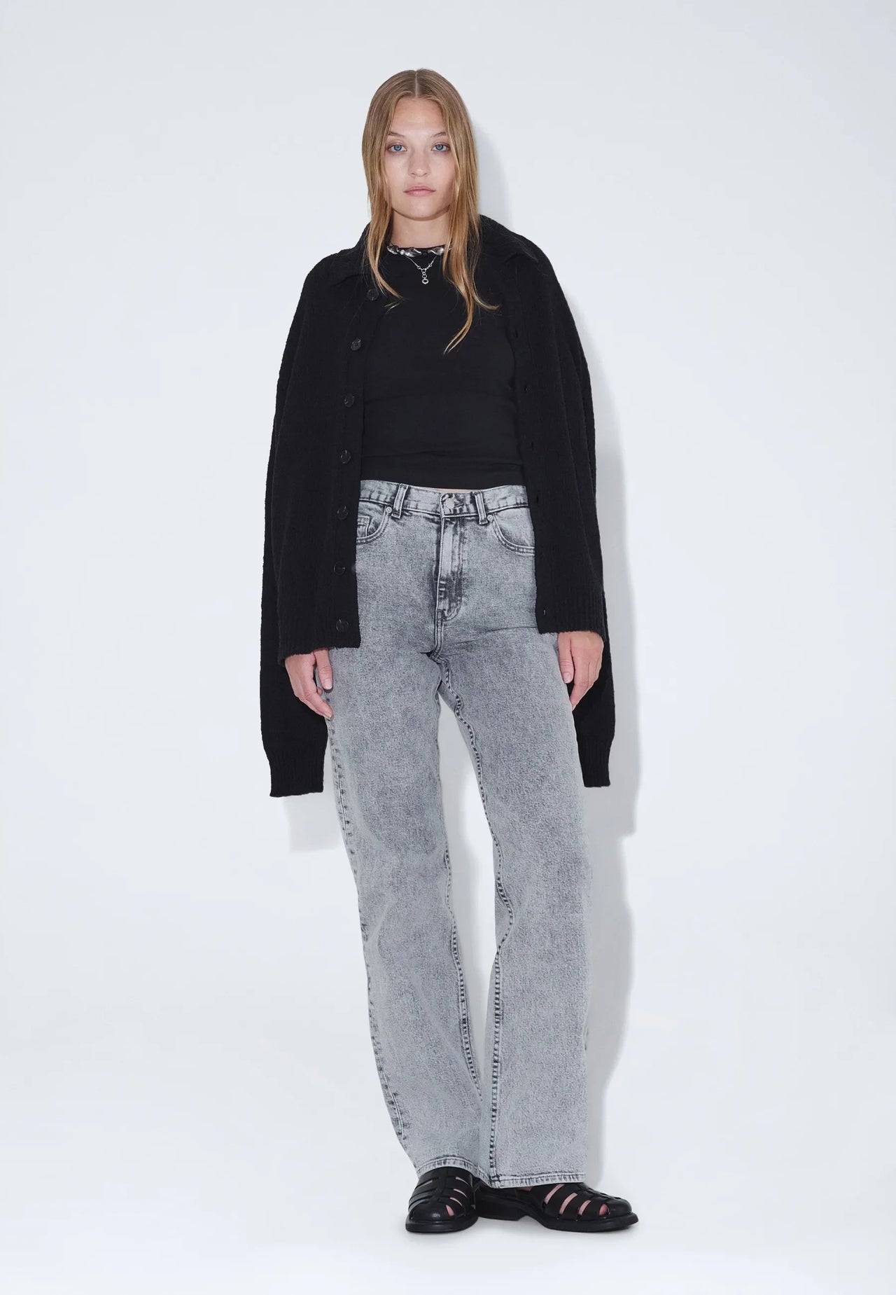 Echo High Straight - Tar Ash Grey