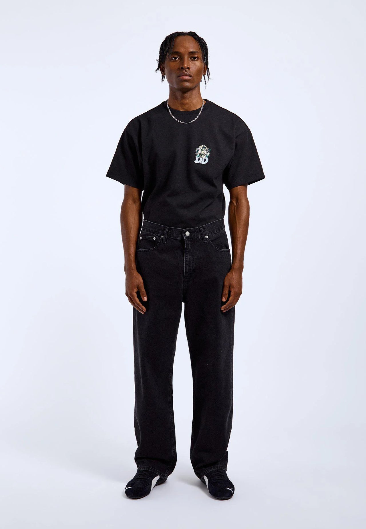 Omar Relaxed - Worn Black