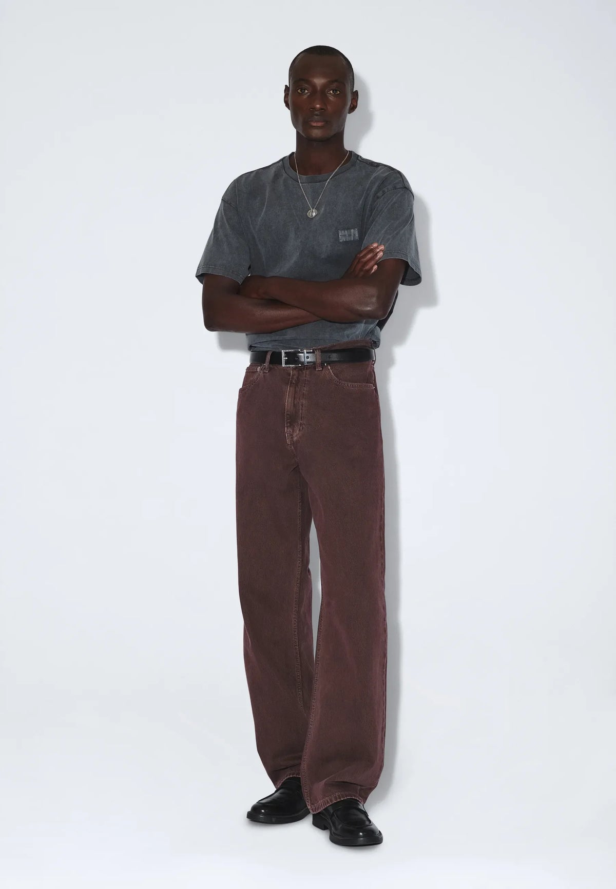 Omar Relaxed - Washed Aubergine
