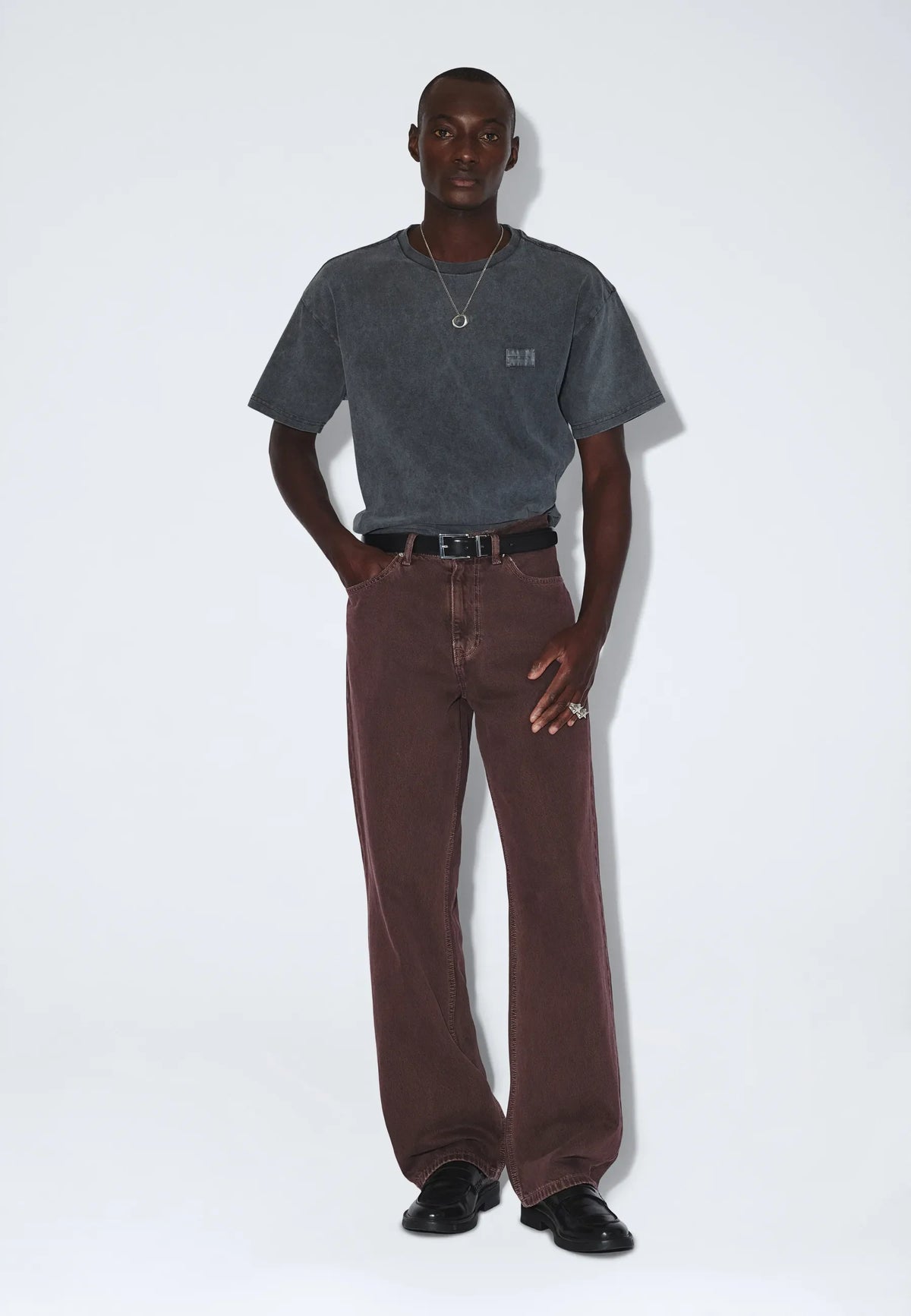 Omar Relaxed - Washed Aubergine