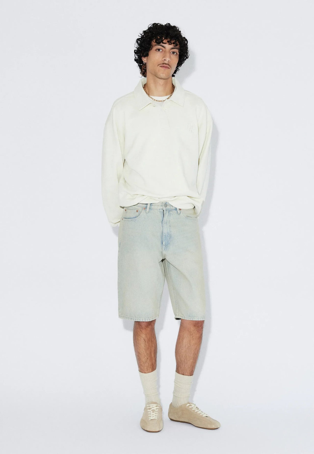 Omar Shorts - Stream Light Sand