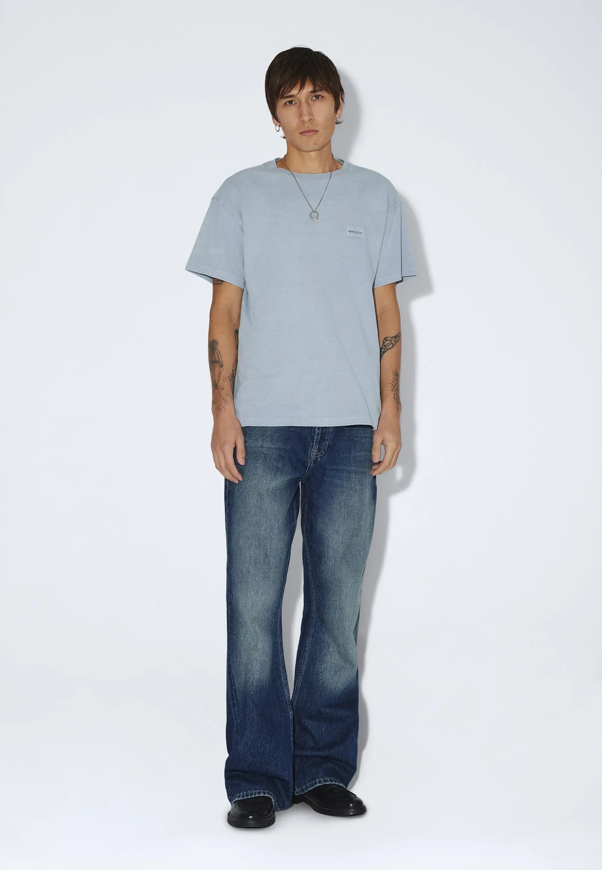 Trooper Tee - Washed Blue