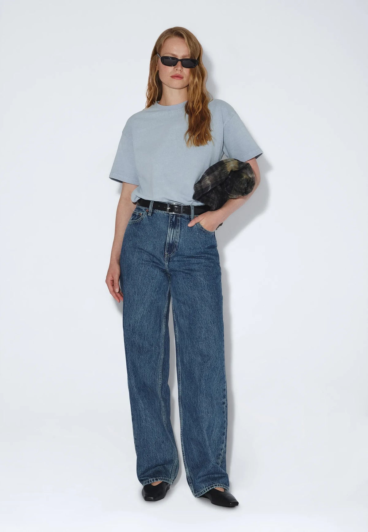 Trooper Tee - Washed Blue