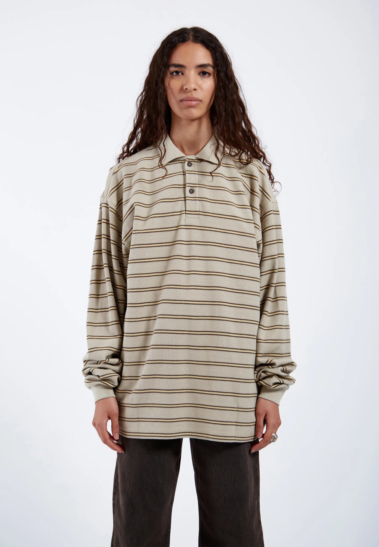 Reno Polo - Silver Lining Stripe