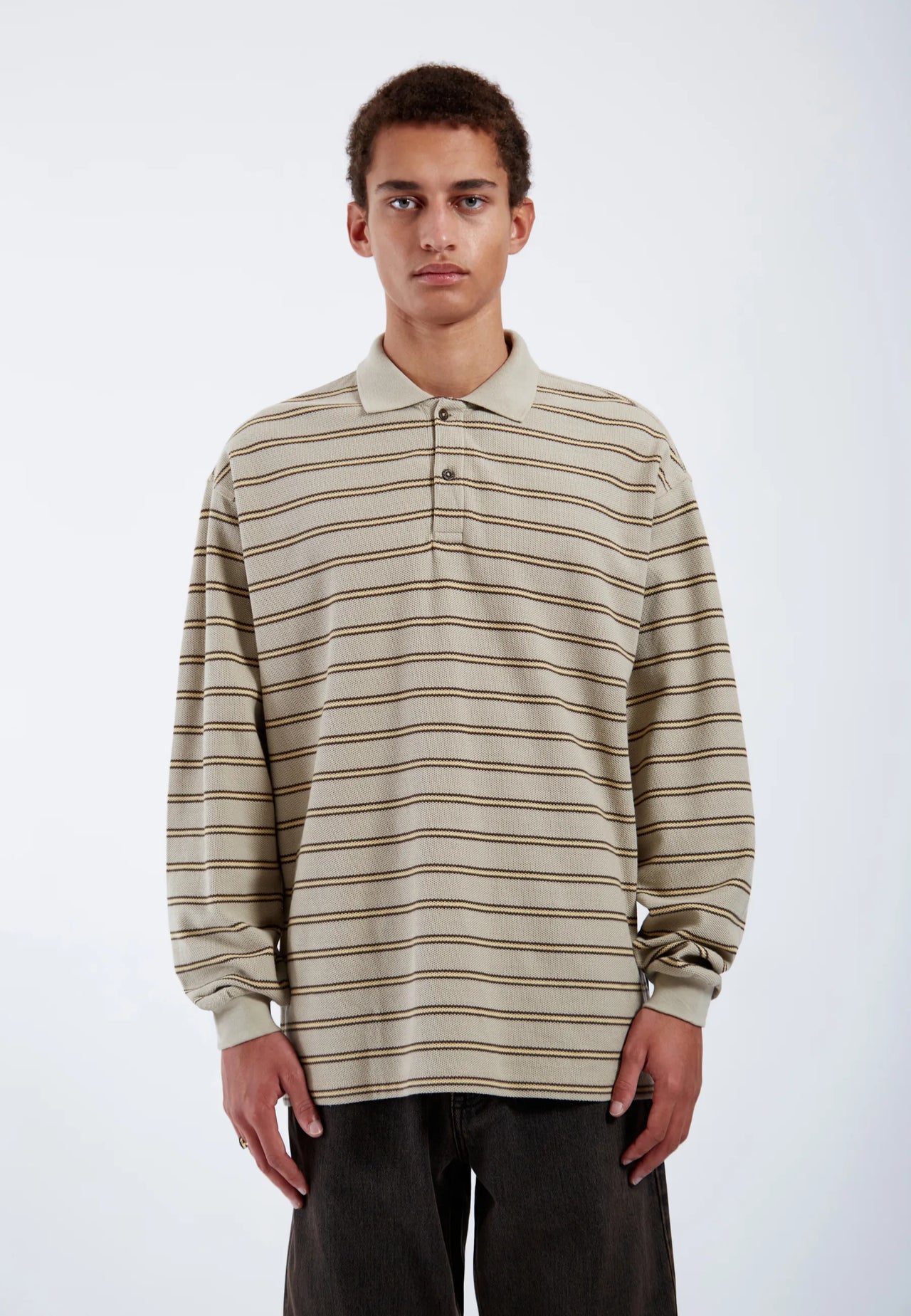 Reno Polo - Silver Lining Stripe