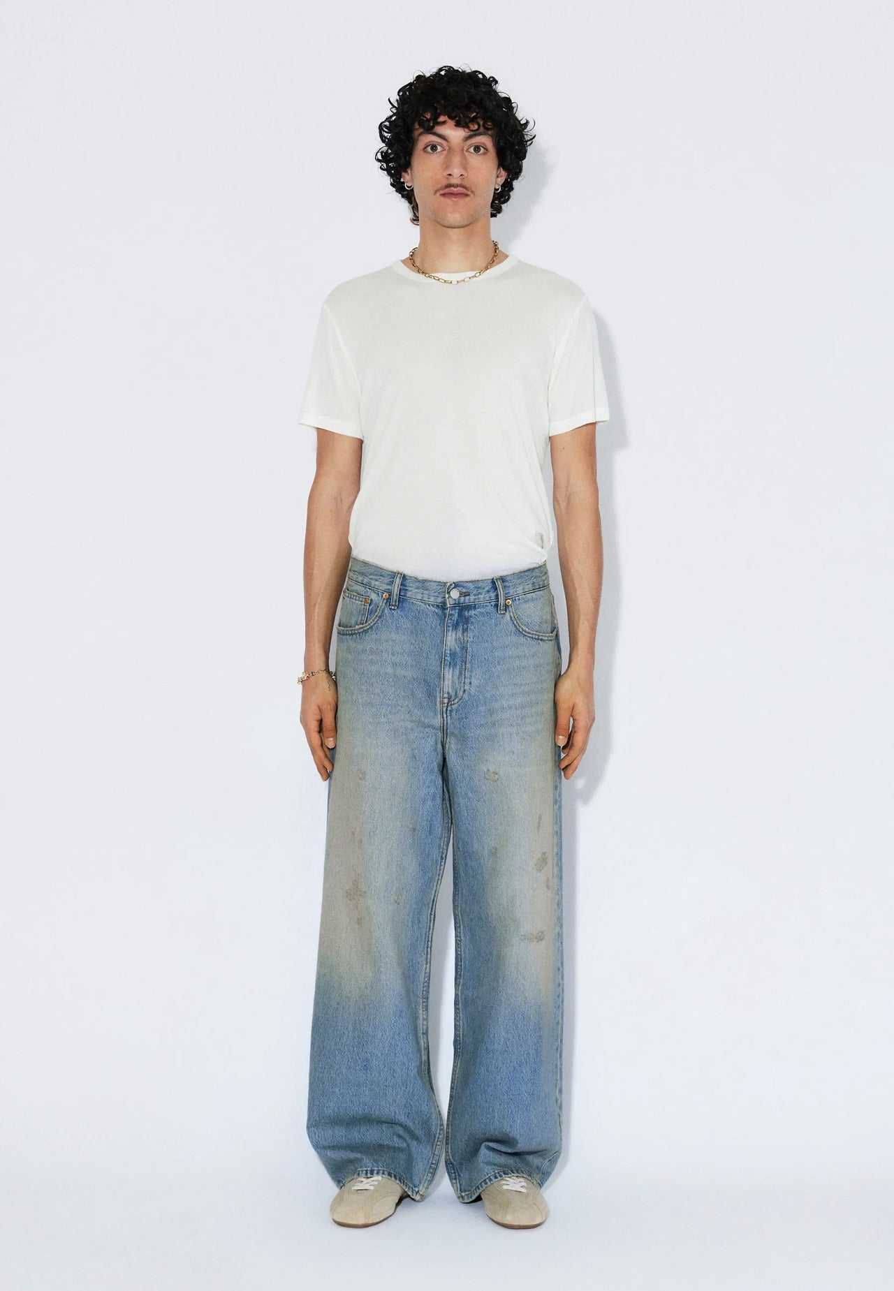 Cormac Baggy - Stream Sky Aged Distress