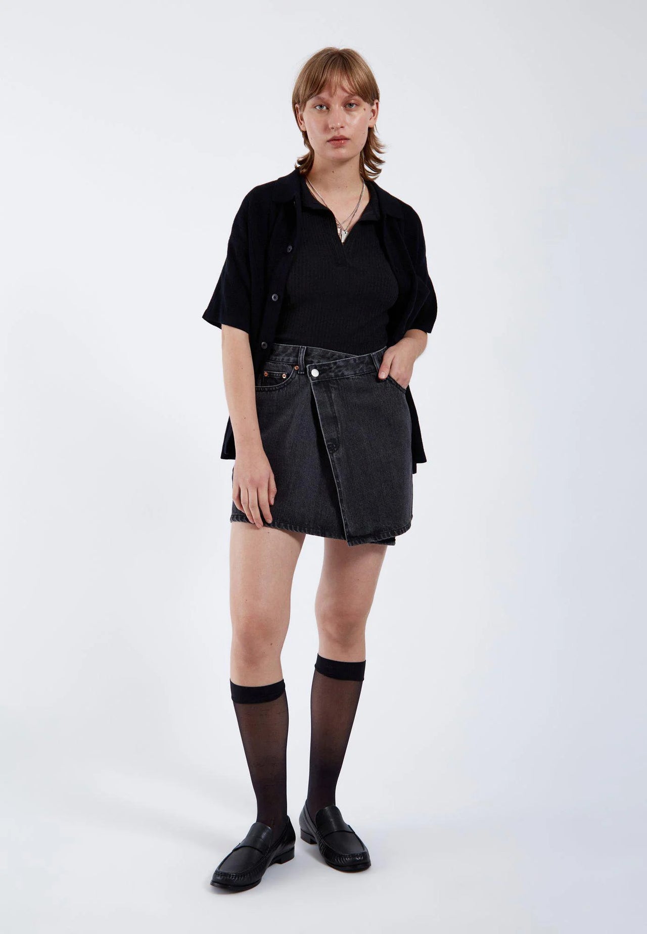 Renay Skirt - Retro Black
