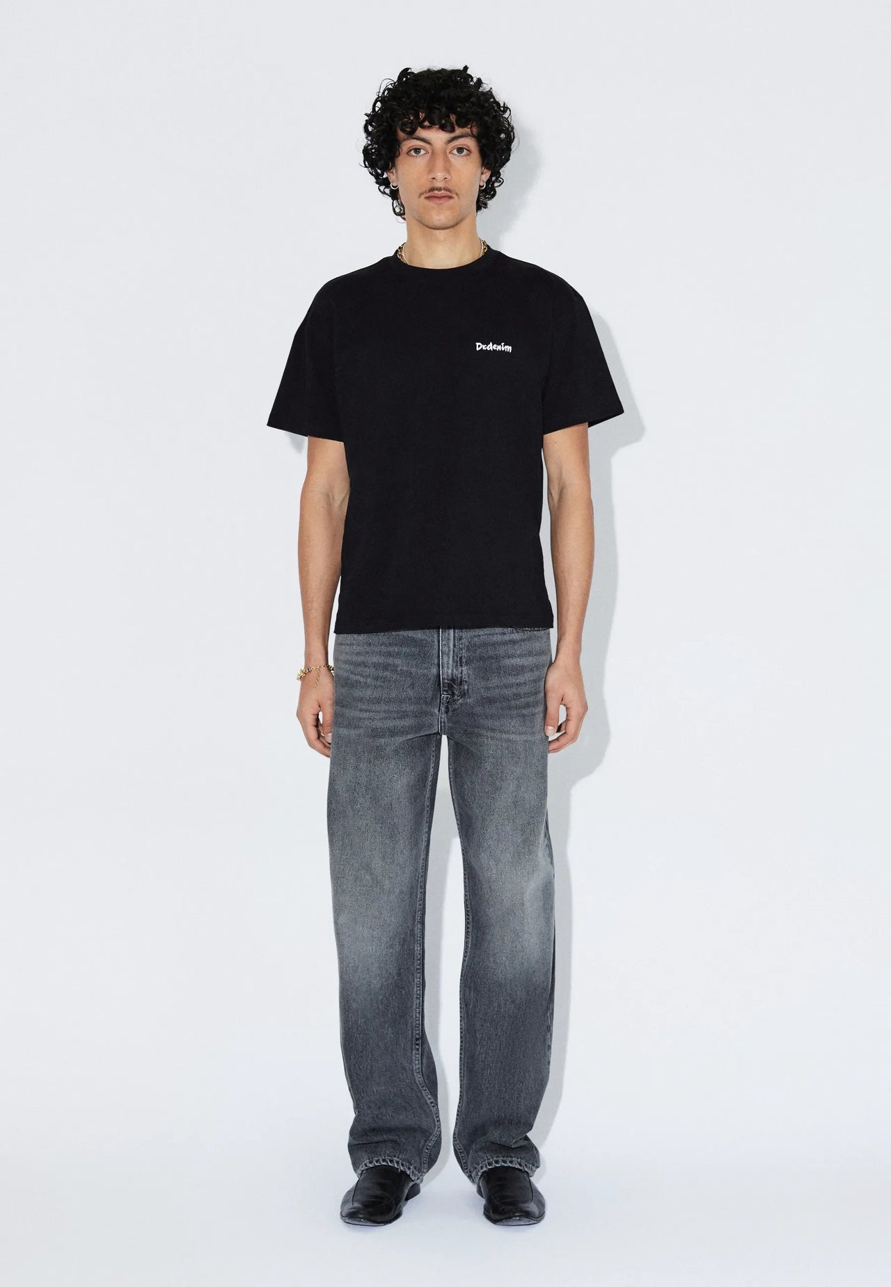 Bace Tee - Black Brush