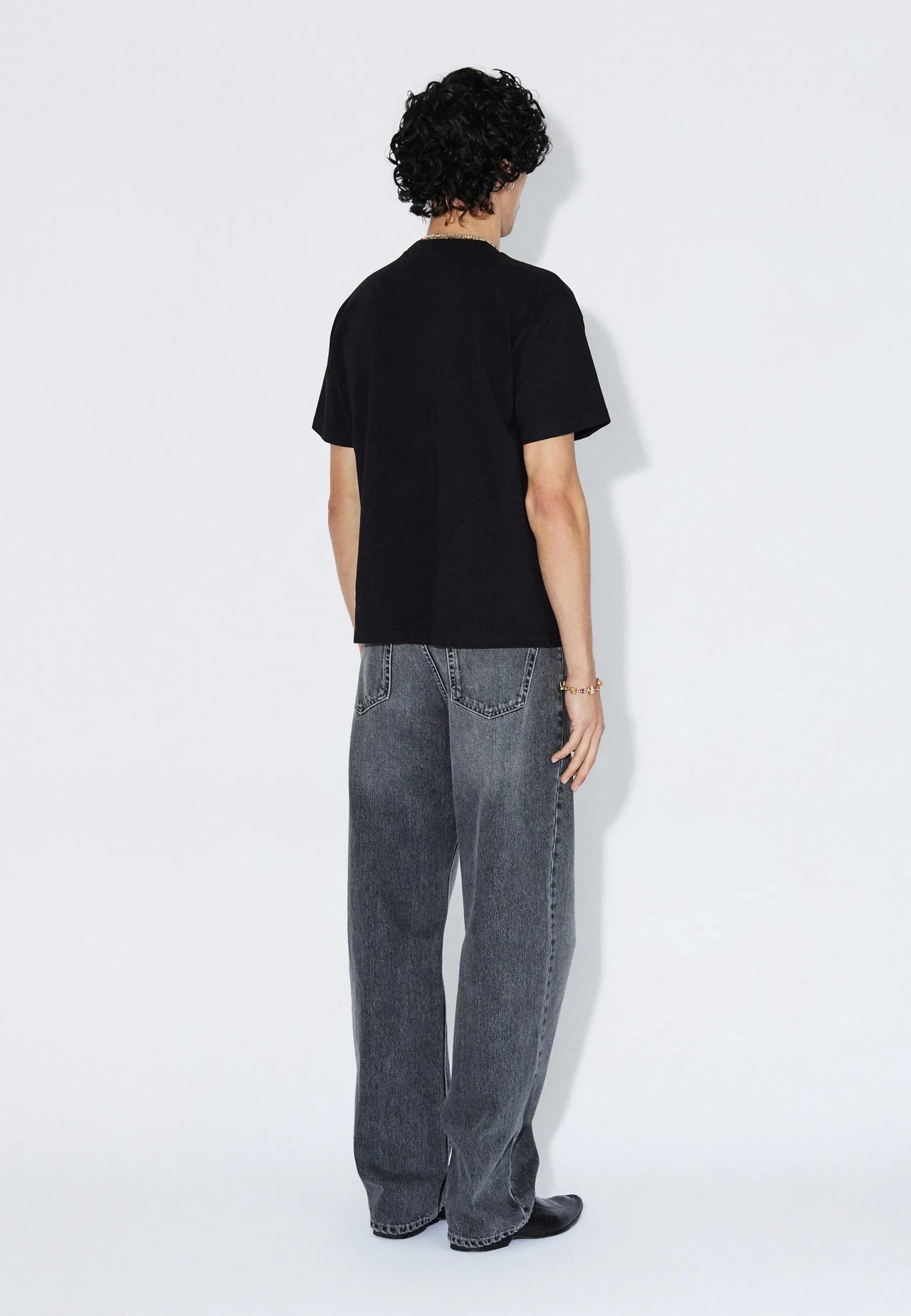 Bace Tee - Black Brush