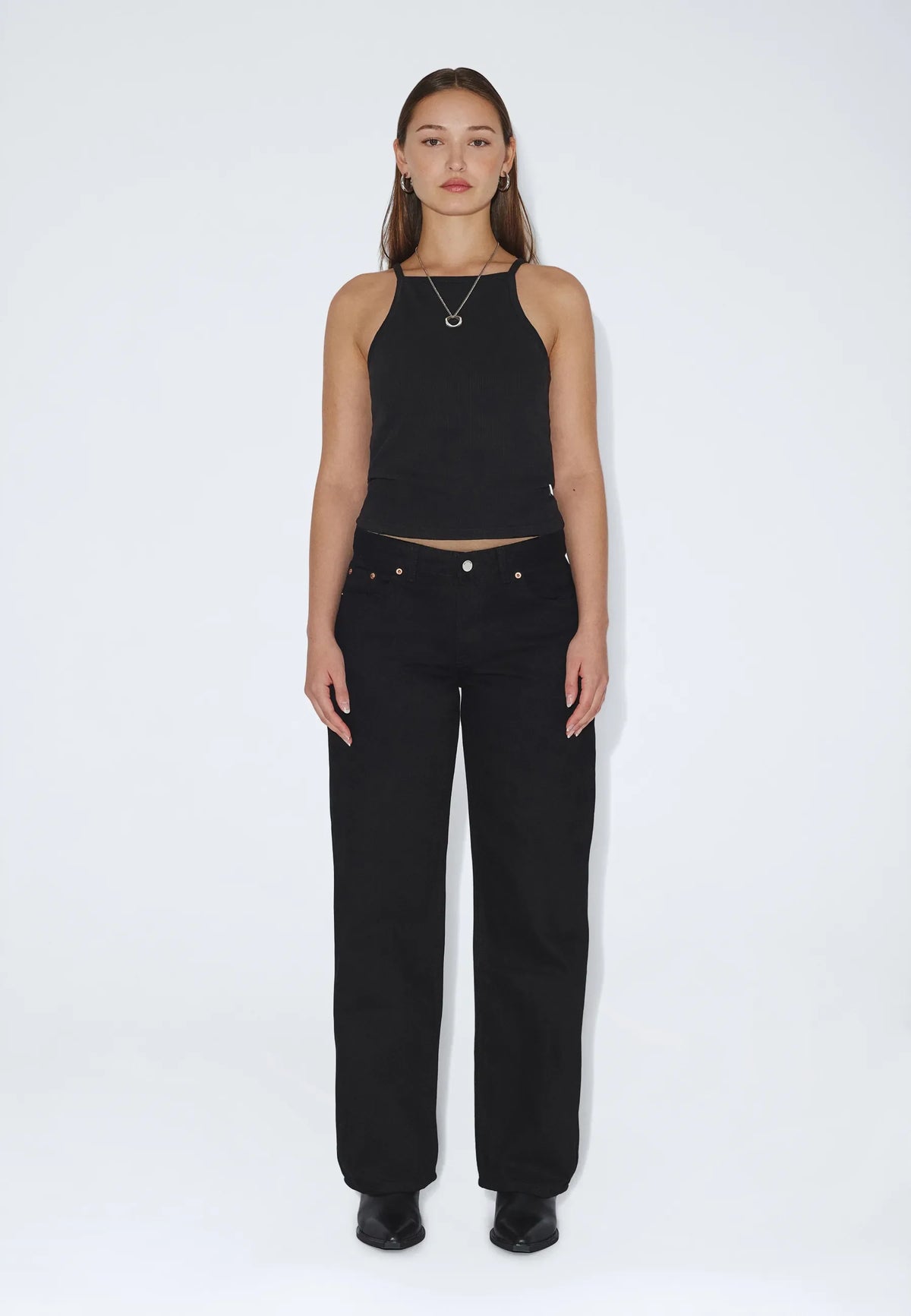 Nika Mid Straight - Black