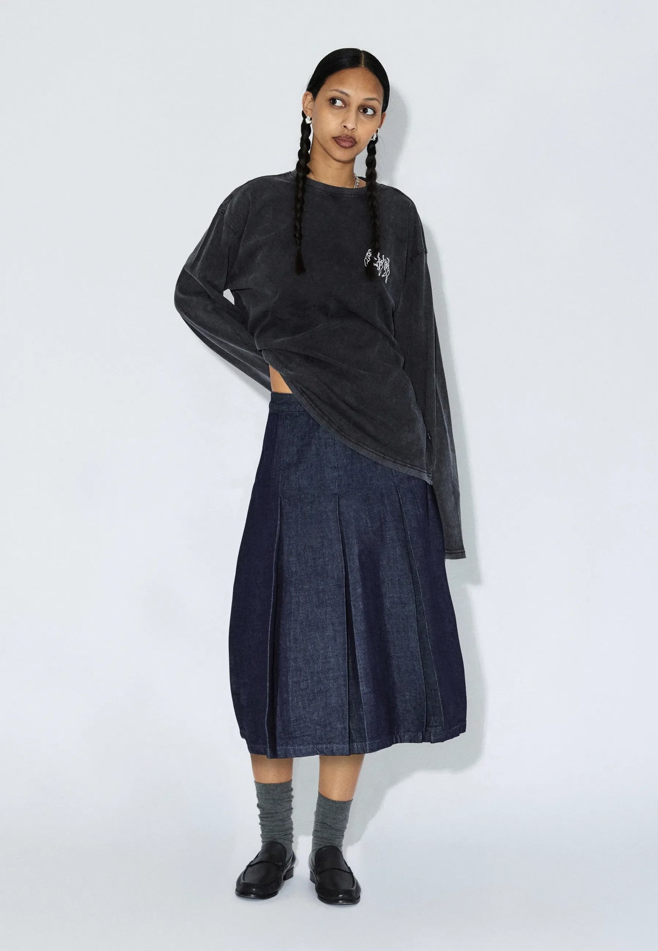 Joanna Skirt - Haze Rinse