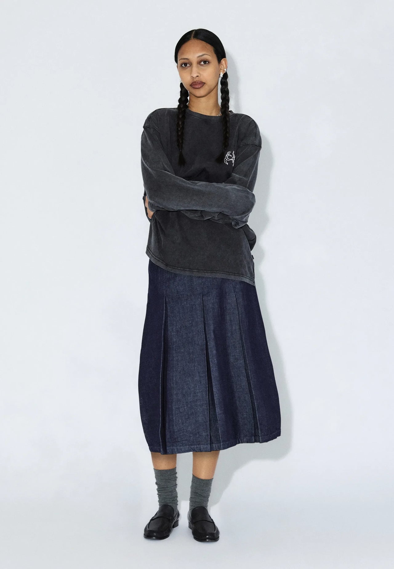Joanna Skirt - Haze Rinse