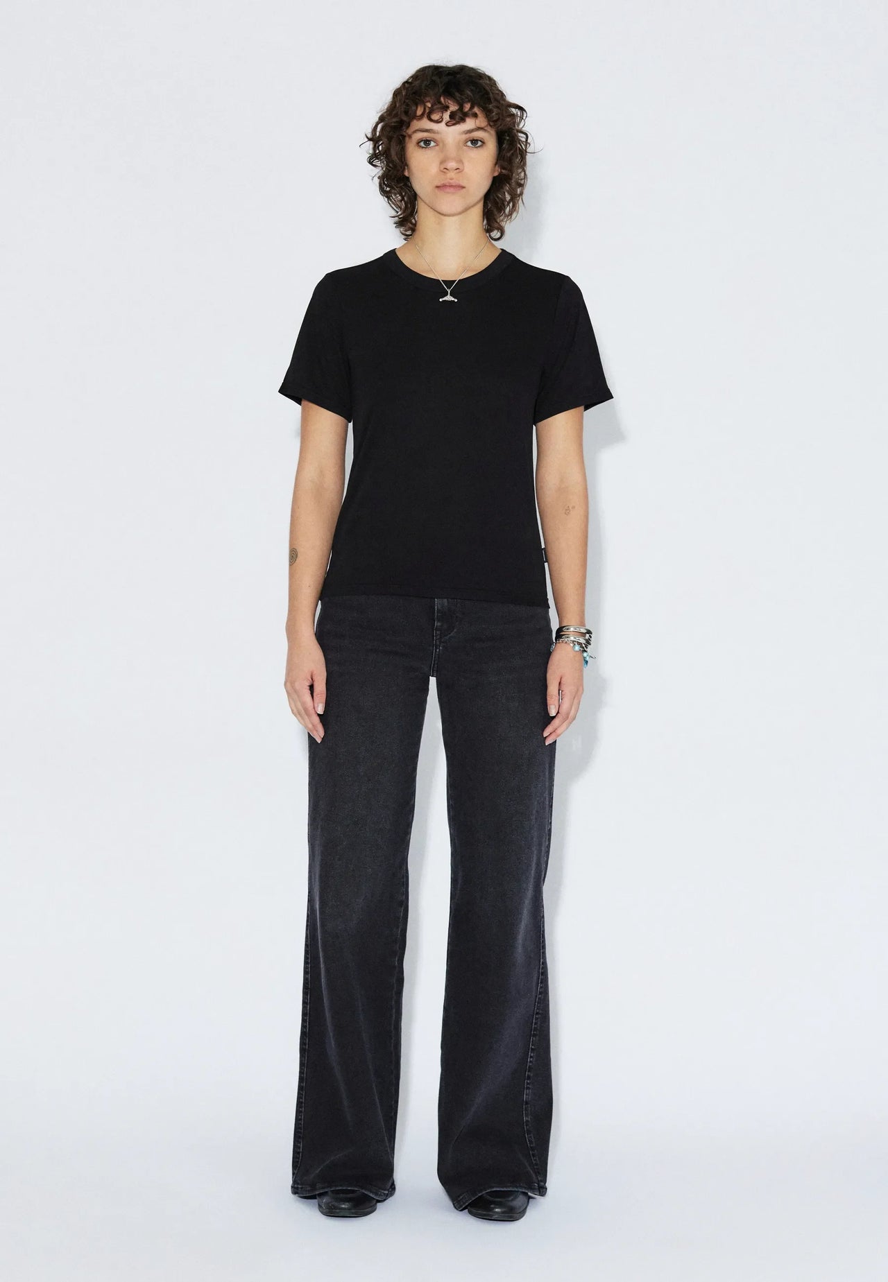 Lyra Top - Black Mono