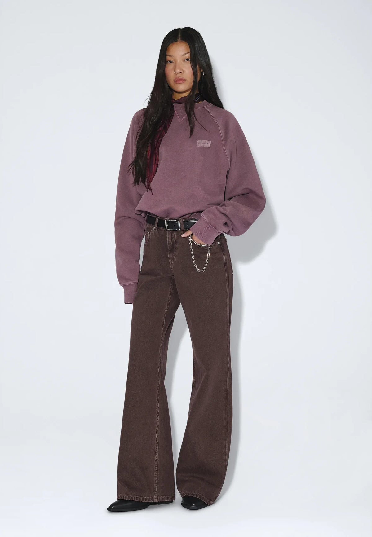 Andie Sweater - Aubergine Overdye