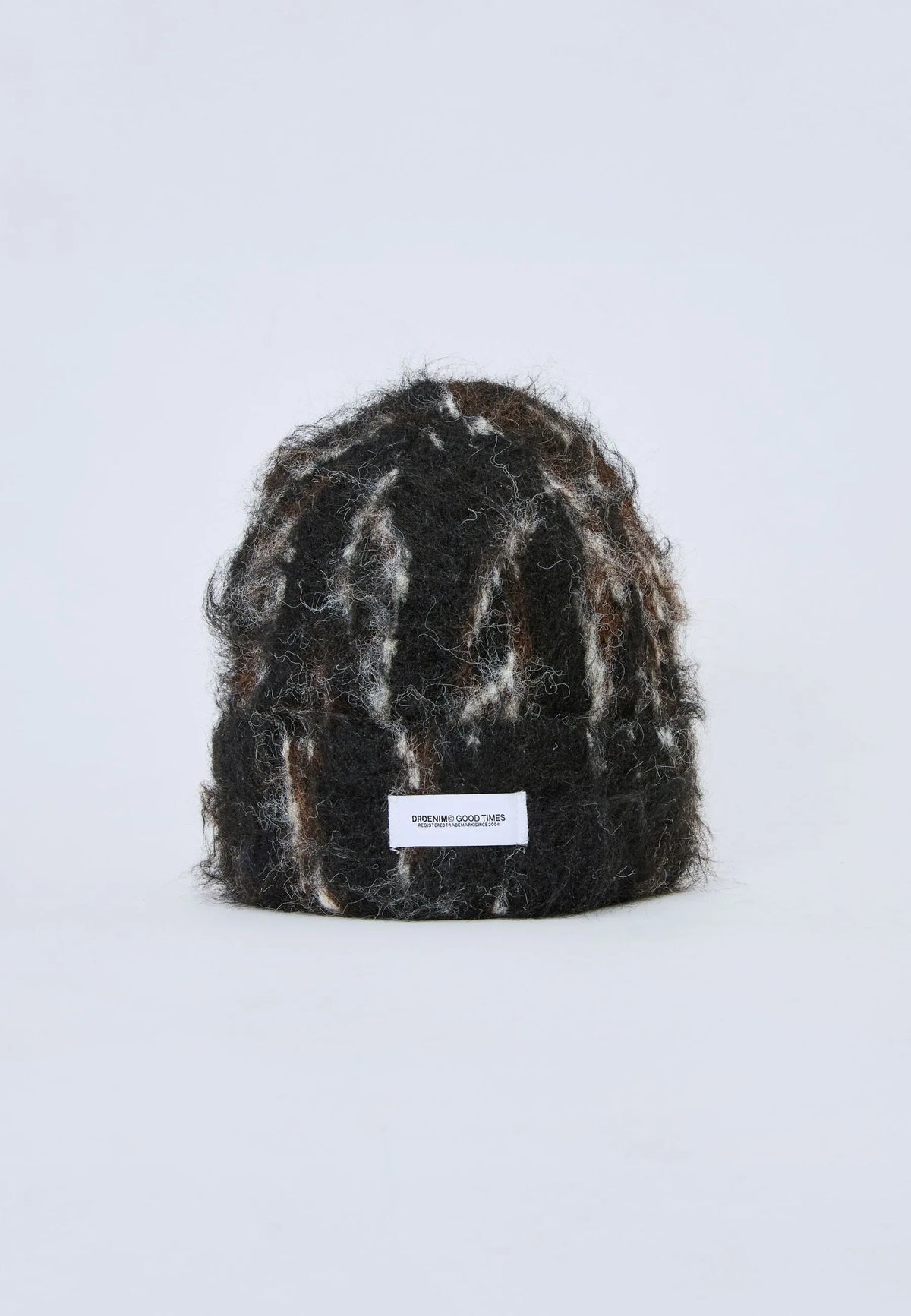 Kiwa Beanie - Black Off White Scribble
