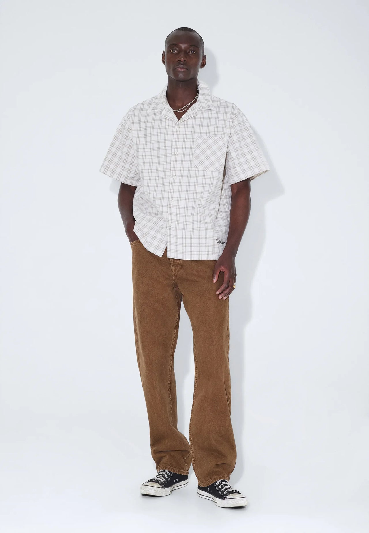 Mile Shirt - Ecru Summer Check