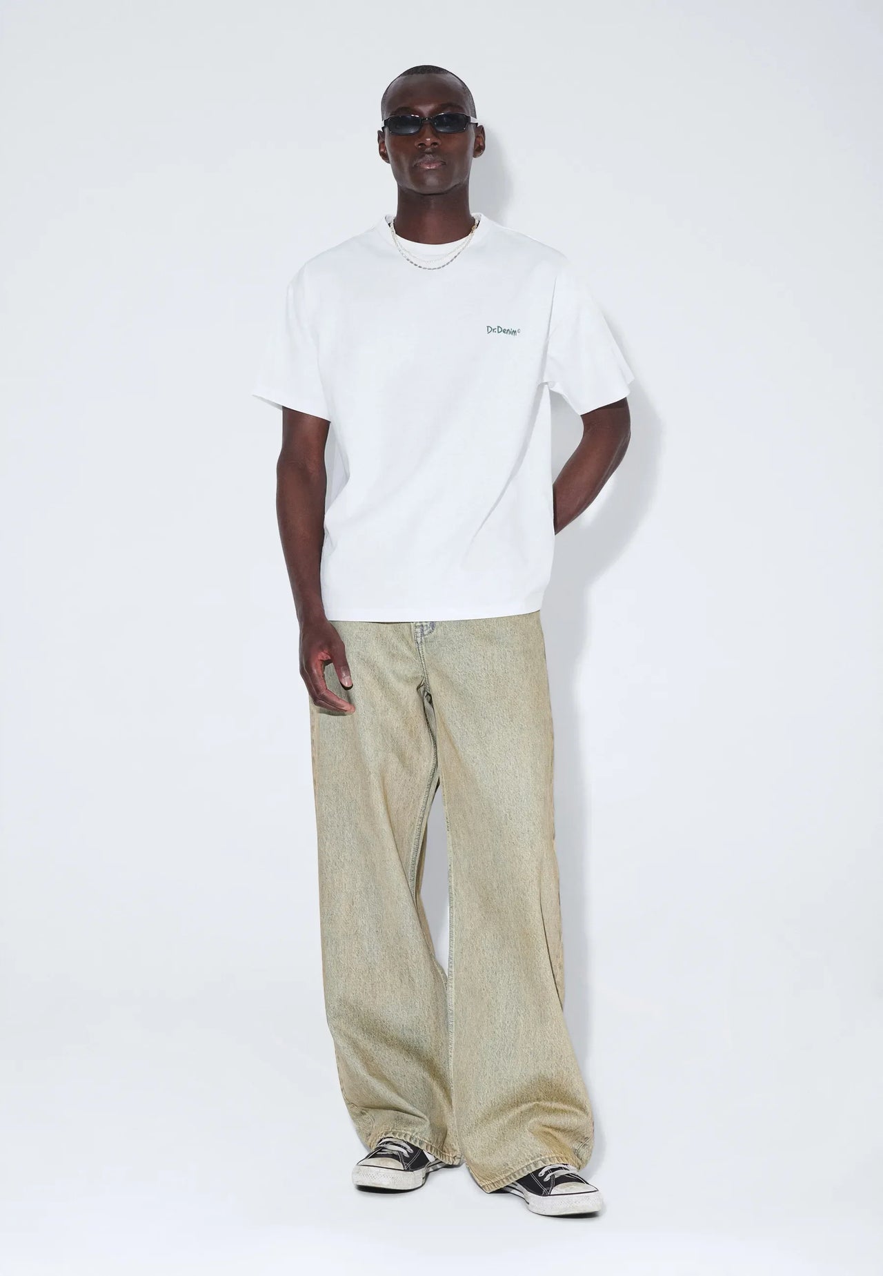 Trooper Tee - Off White Flower