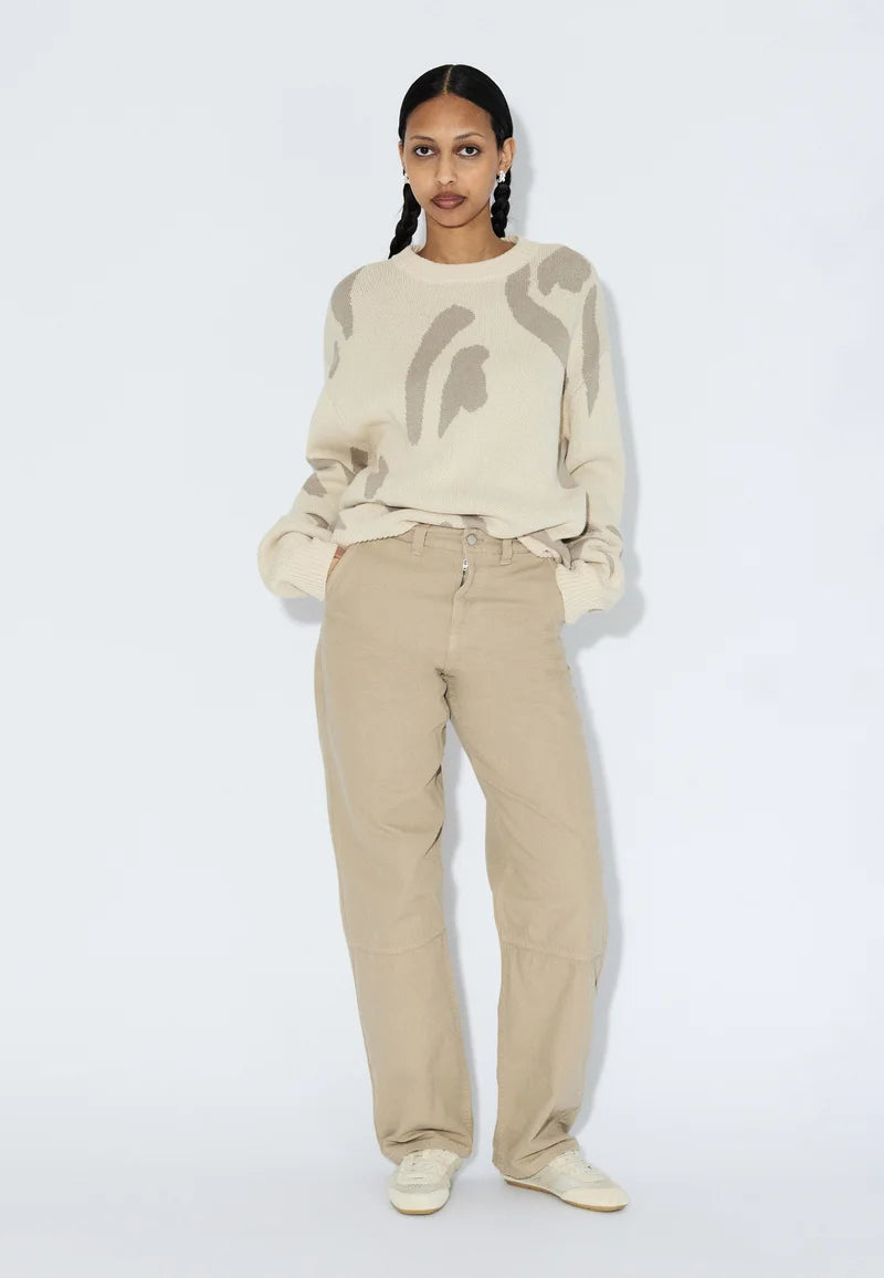 Mic Sweater - Ecru Big Draw