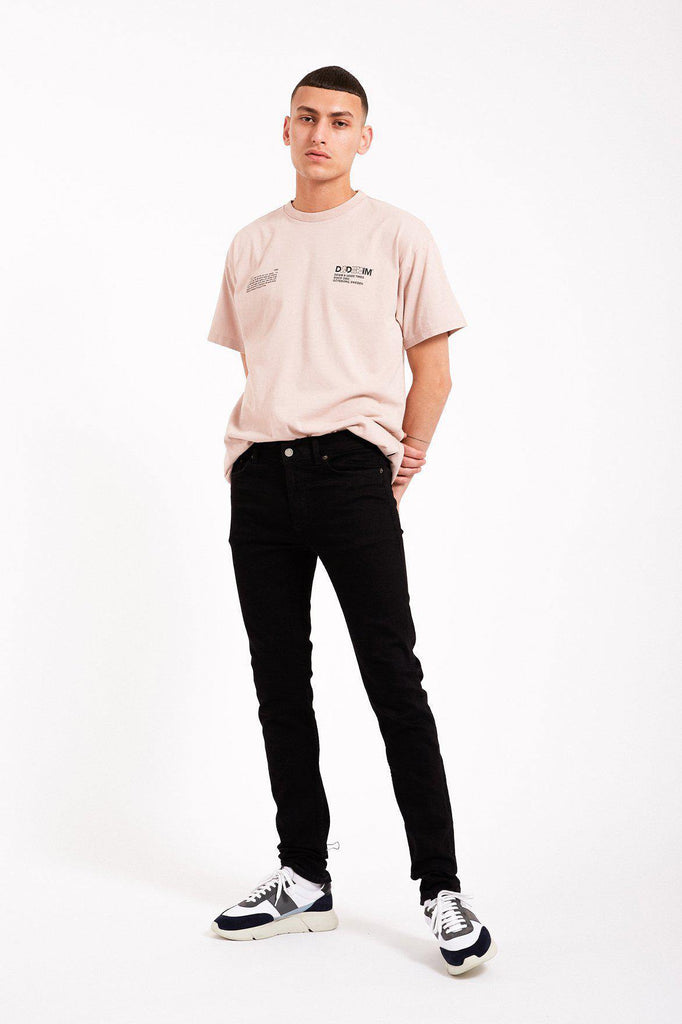 Dr. Denim Jeans Chase male Black plain colored size 33