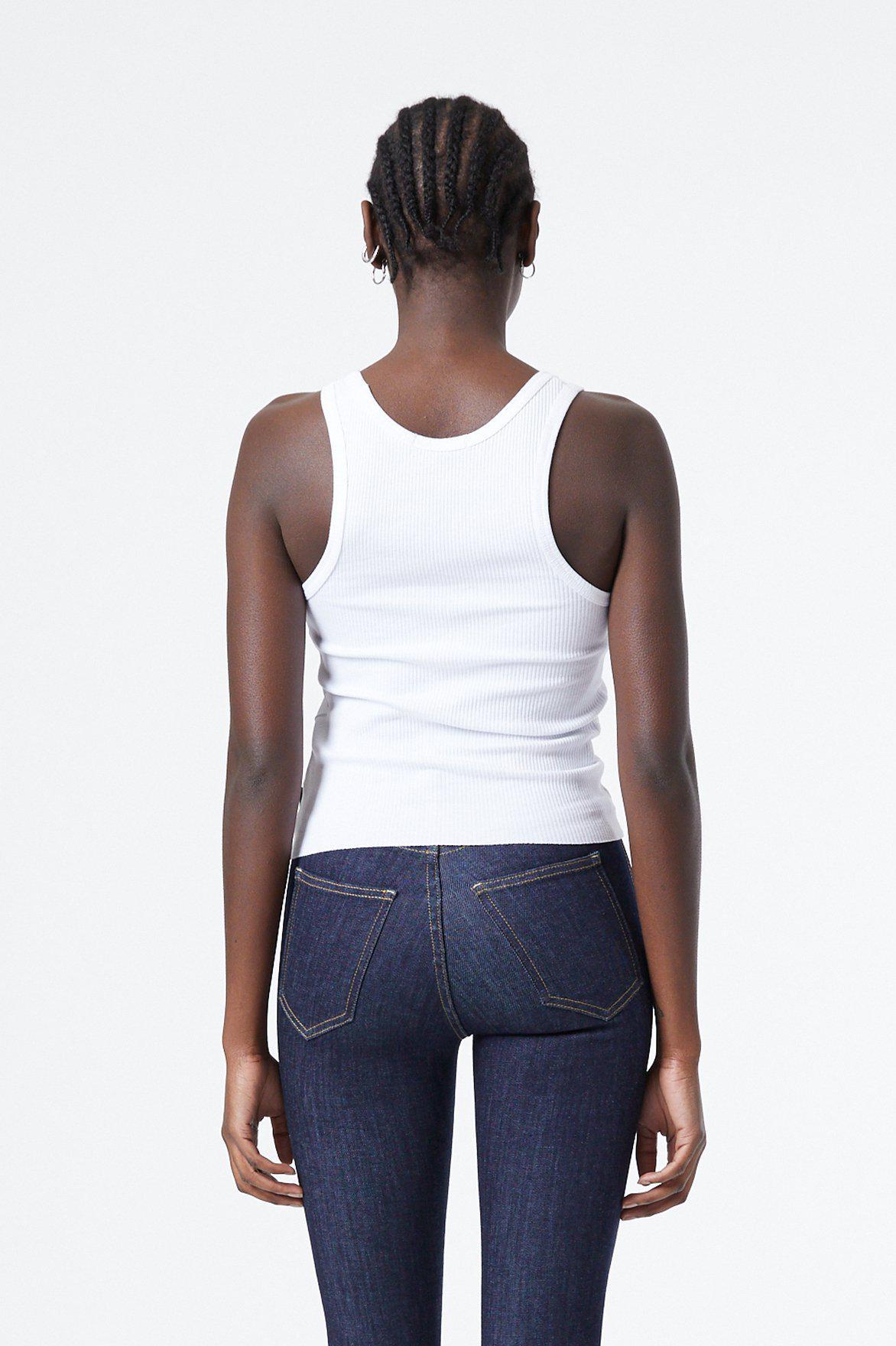 Demi Singlet - White - Dr. Denim